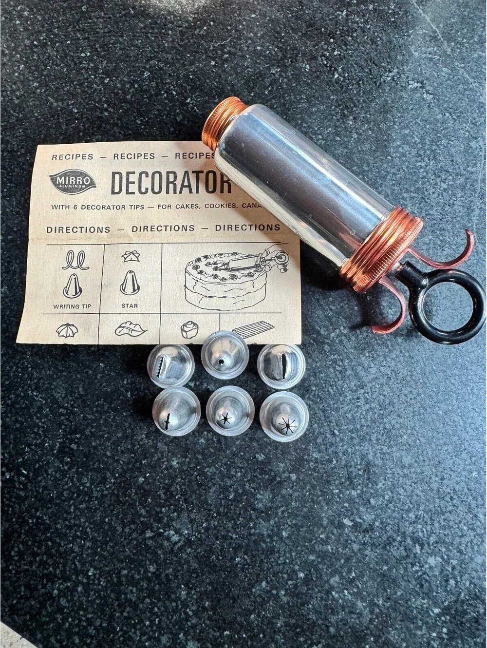 Vintage Mirro Decorator Kit Complete (Model M-0360) 1950s/60s